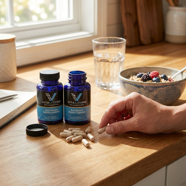 VitalithMD Daily Multivitamin with Nutritional Lithium