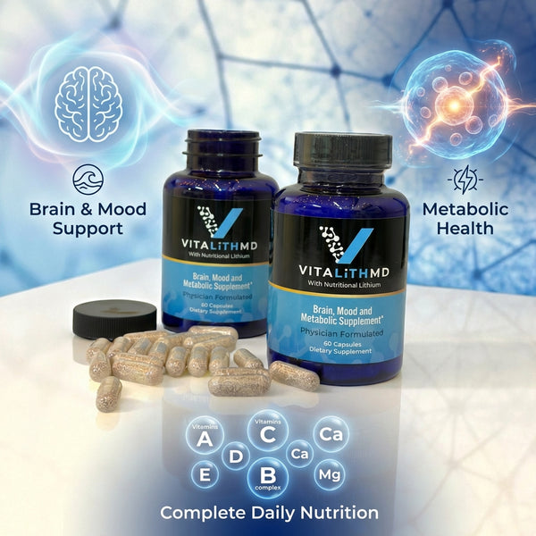 VitalithMD Daily Multivitamin with Nutritional Lithium